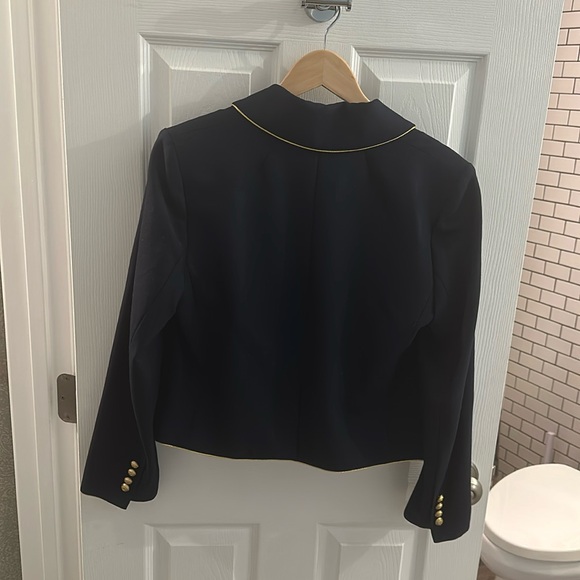 J. Crew Preppy Blue Blazer gold buttons - Picture 4 of 16
